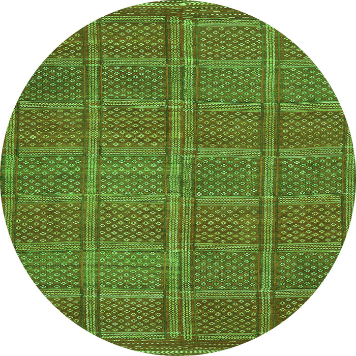 Machine Washable Oriental Green Traditional Area Rugs, wshcon1161grn