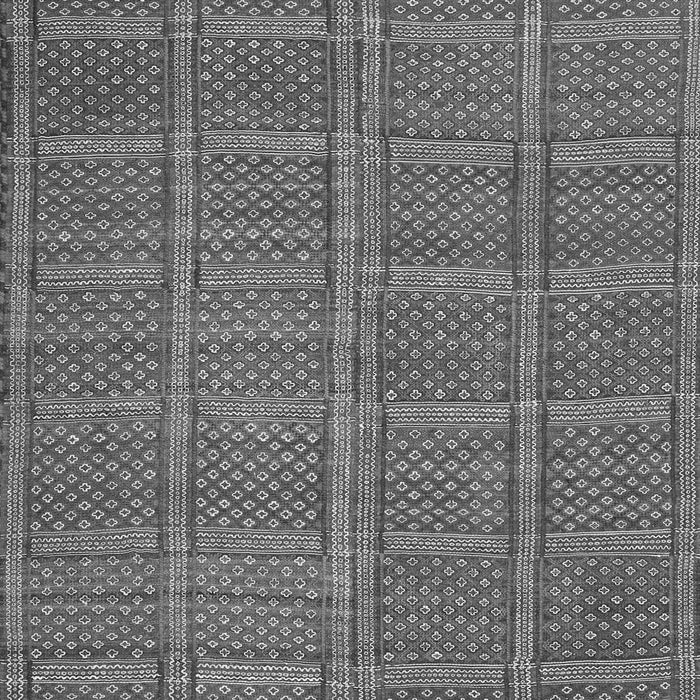 Serging Thickness of Machine Washable Oriental Gray Traditional Rug, wshcon1161gry