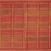 Serging Thickness of Oriental Orange Traditional Rug, con1161org