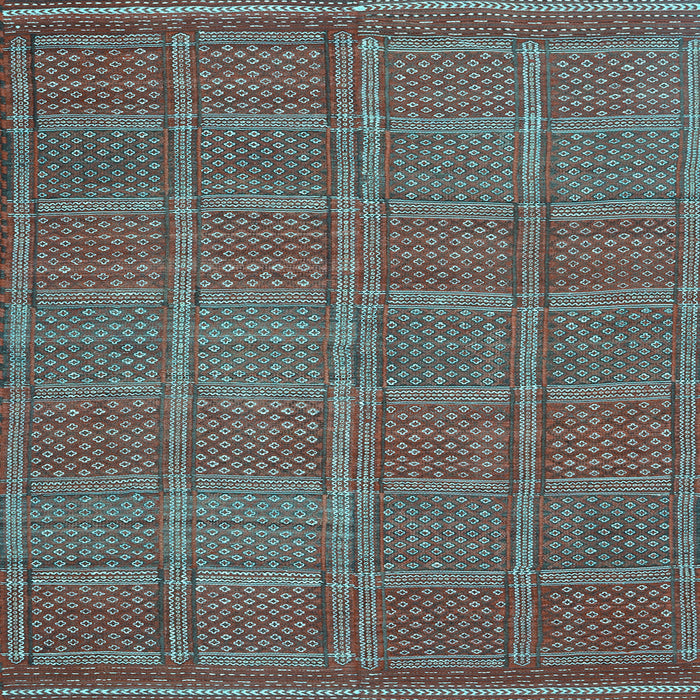 Square Oriental Light Blue Traditional Rug, con1161lblu