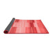 Abstract Red Contemporary Area Rugs