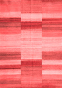 Abstract Red Contemporary Rug, con1162red