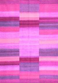 Abstract Pink Contemporary Rug, con1162pnk