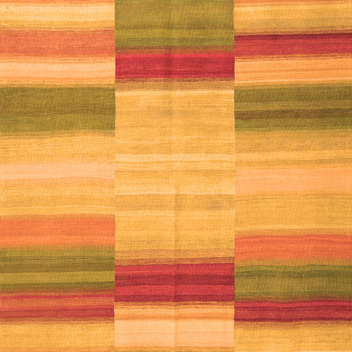 Abstract Orange Contemporary Rug, con1162org