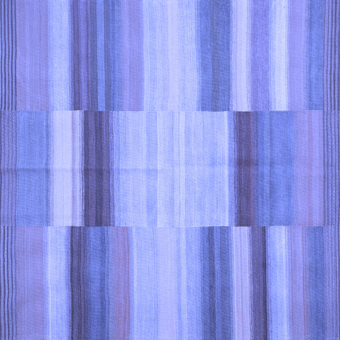 Square Machine Washable Abstract Blue Contemporary Rug, wshcon1162blu