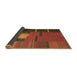 Sideview of Abstract Brown Contemporary Rug, con1164brn