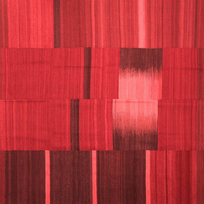 Machine Washable Abstract Red Contemporary Rug, wshcon1164red