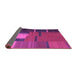 Sideview of Abstract Purple Contemporary Rug, con1164pur