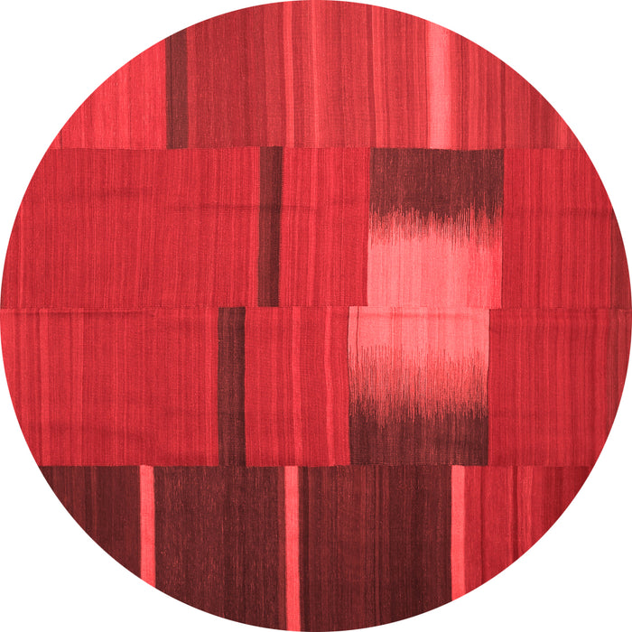 Machine Washable Abstract Red Contemporary Rug, wshcon1164red
