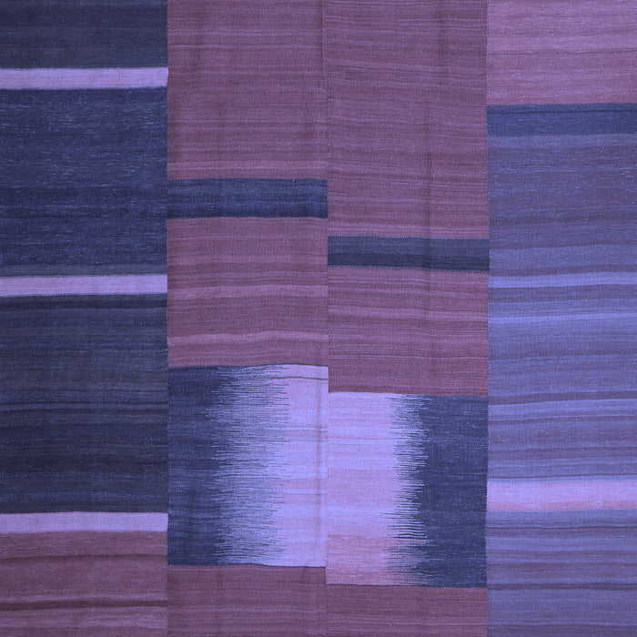 Abstract Blue Contemporary Rug, con1164blu
