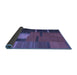 Sideview of Abstract Blue Contemporary Rug, con1164blu