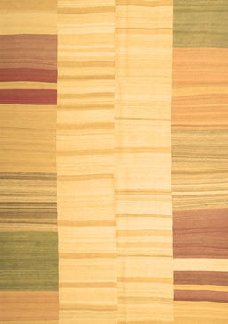 Abstract Brown Contemporary Rug, con1165brn