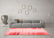 Contemporary Red Washable Rugs