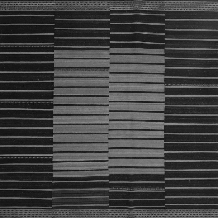 Round Machine Washable Oriental Gray Traditional Rug, wshcon1166gry