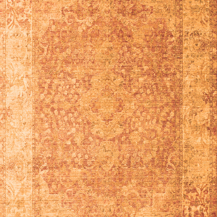 Serging Thickness of Machine Washable Abstract Orange Contemporary Area Rugs, wshcon1167org
