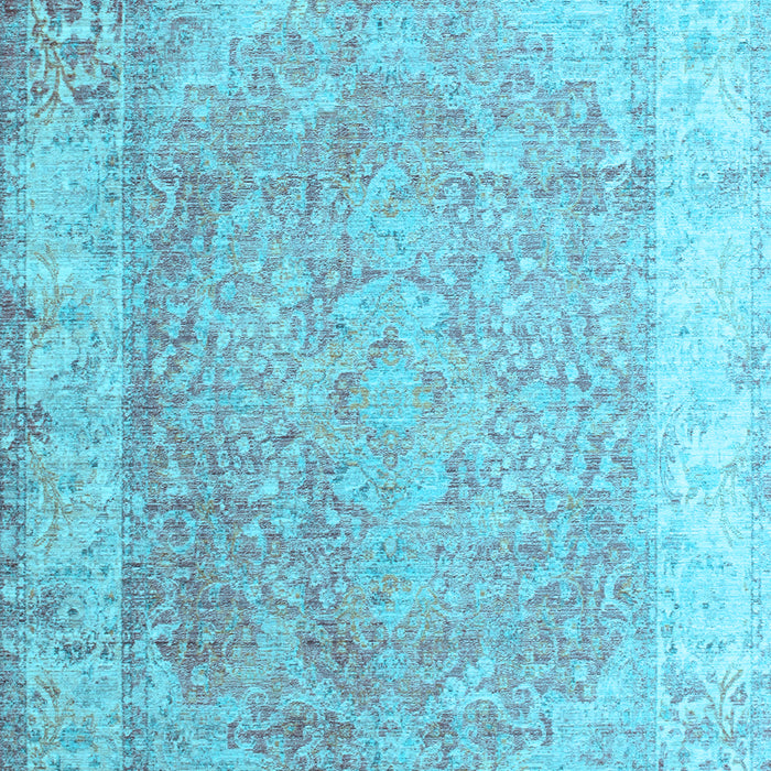 Machine Washable Abstract Light Blue Contemporary Rug, wshcon1167lblu