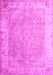 Abstract Pink Contemporary Rug, con1167pnk