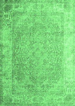Abstract Emerald Green Contemporary Rug, con1167emgrn