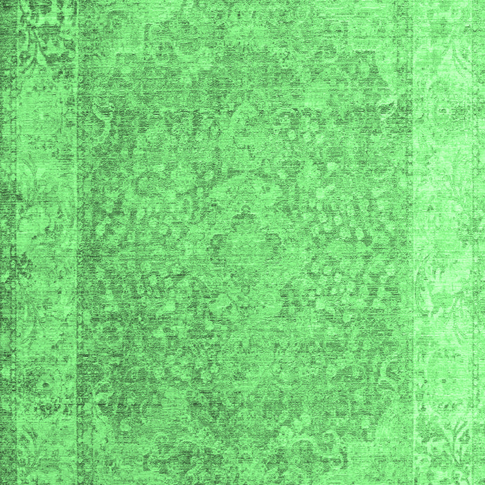 Abstract Emerald Green Contemporary Rug, con1167emgrn