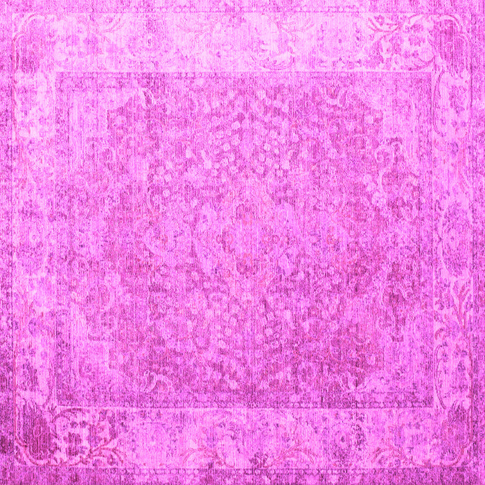 Square Abstract Pink Contemporary Rug, con1167pnk