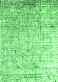 Abstract Emerald Green Contemporary Rug, con1168emgrn