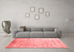 Contemporary Red Washable Rugs