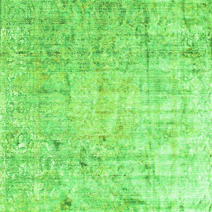 Abstract Green Contemporary Rug, con1168grn