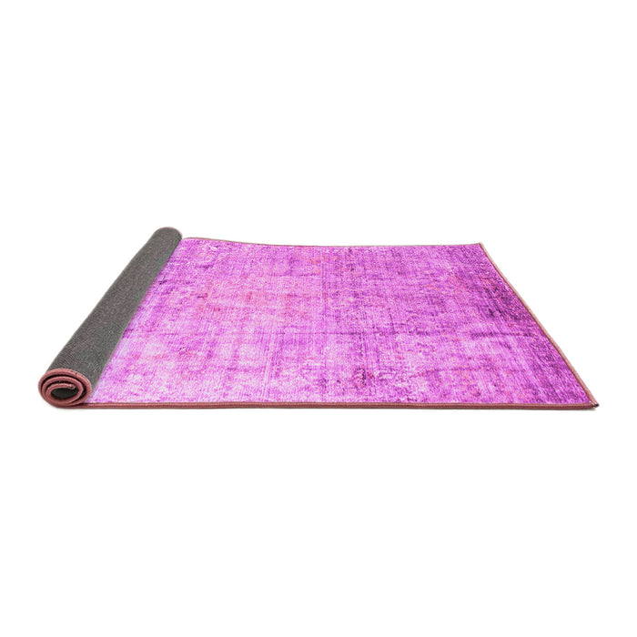 Sideview of Abstract Pink Contemporary Rug, con1168pnk