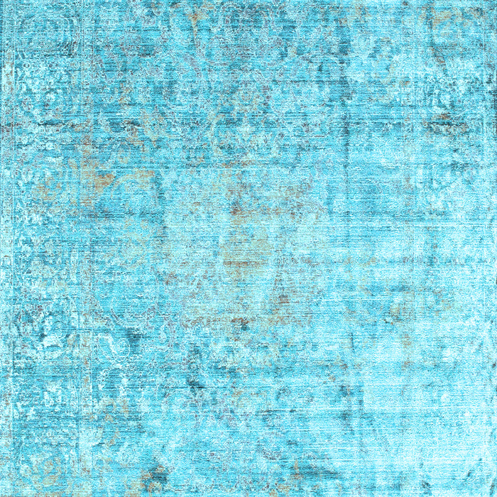 Machine Washable Abstract Light Blue Contemporary Rug, wshcon1168lblu