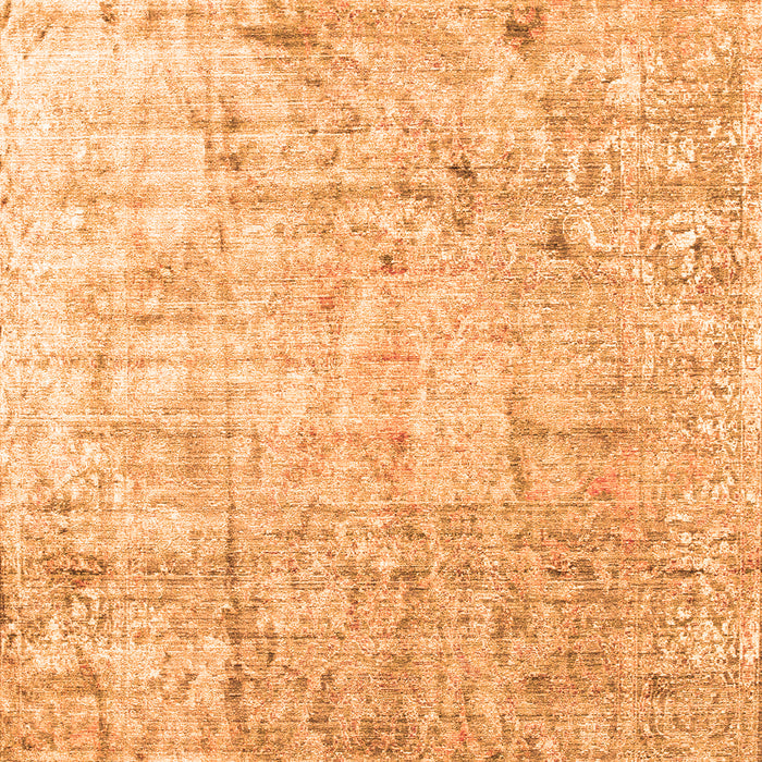Abstract Orange Contemporary Rug, con1168org