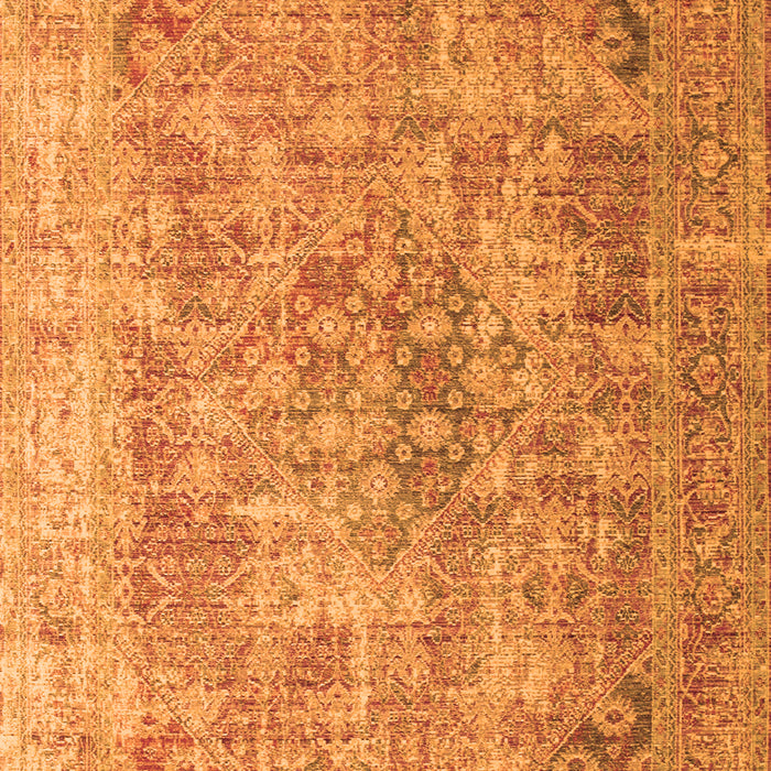 Abstract Orange Contemporary Rug, con1169org