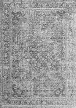 Abstract Gray Contemporary Rug, con1169gry