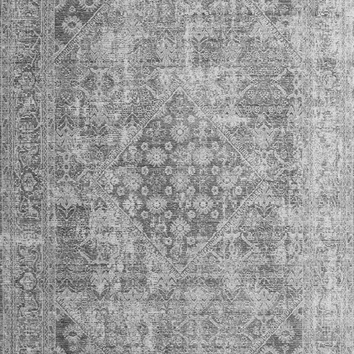 Serging Thickness of Machine Washable Abstract Gray Contemporary Rug, wshcon1169gry