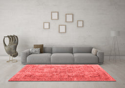 Contemporary Red Washable Rugs