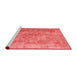 Contemporary Red Washable Rugs