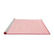 Contemporary Red Washable Rugs