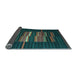 Sideview of Abstract Light Blue Contemporary Rug, con1170lblu