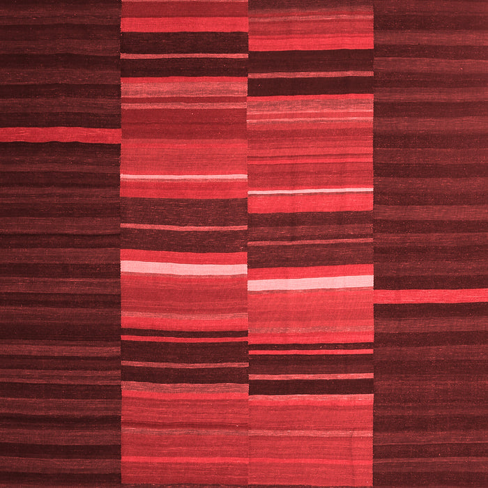 Machine Washable Abstract Red Contemporary Rug, wshcon1170red