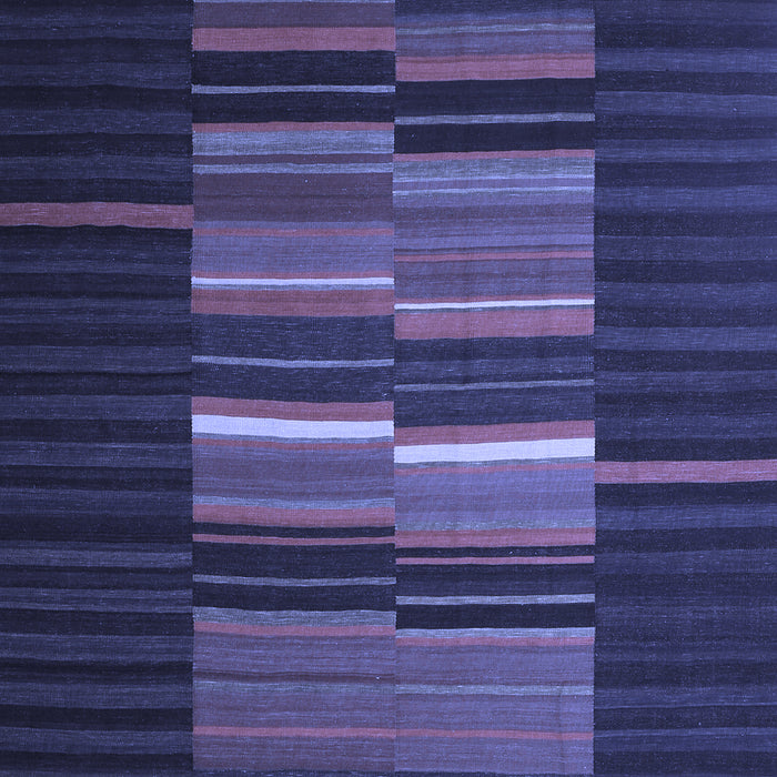 Machine Washable Abstract Blue Contemporary Rug, wshcon1170blu