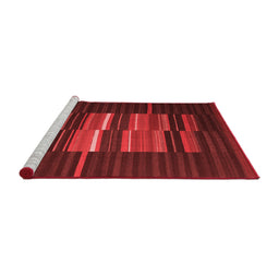 Contemporary Red Washable Rugs