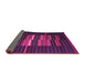 Sideview of Abstract Pink Contemporary Rug, con1170pnk