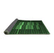 Sideview of Abstract Emerald Green Contemporary Rug, con1170emgrn