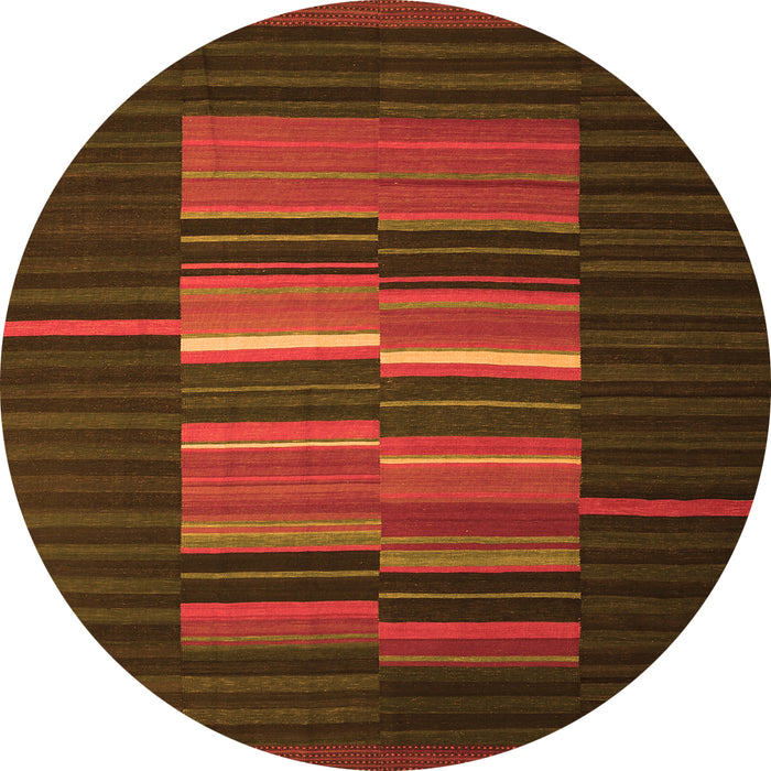 Machine Washable Abstract Orange Contemporary Area Rugs, wshcon1170org
