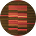 Machine Washable Abstract Orange Contemporary Area Rugs, wshcon1170org