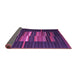 Sideview of Abstract Purple Contemporary Rug, con1170pur