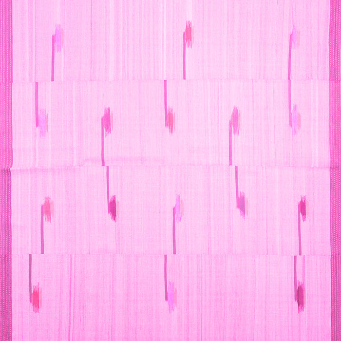 Square Solid Pink Modern Rug, con1171pnk