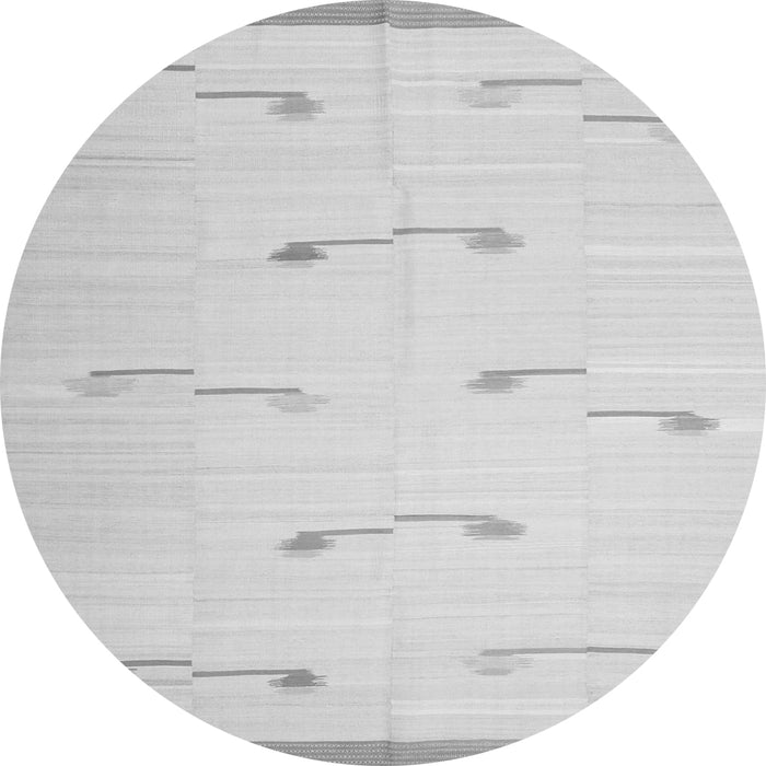 Square Solid Gray Modern Rug, con1171gry