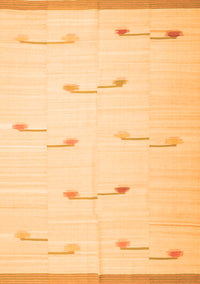 Solid Orange Modern Rug, con1171org