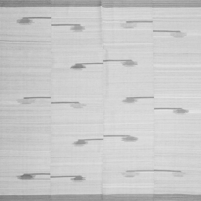 Round Machine Washable Solid Gray Modern Rug, wshcon1171gry