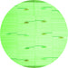 Square Solid Green Modern Rug, con1171grn